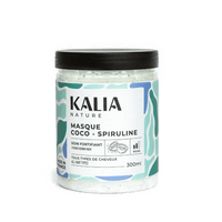 Masque Fortifiant Cheveux Bouclés – Kalia Nature (Coco-Spiruline)