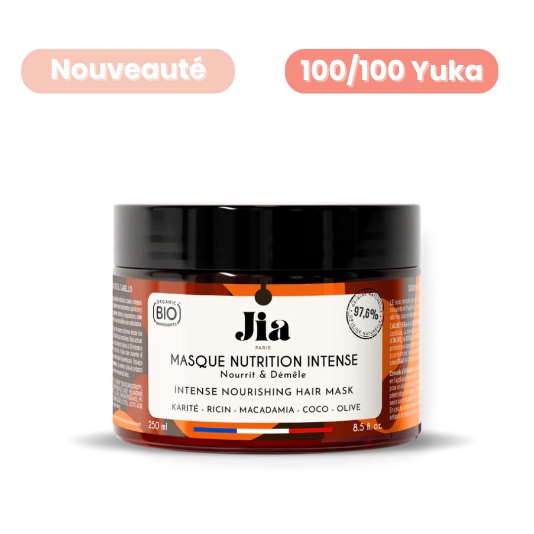 Masque Nutrition Intense For My Curls Jia Paris – soin nourrissant naturel cheveux bouclés, ondulés, frisés, crépus Suisse