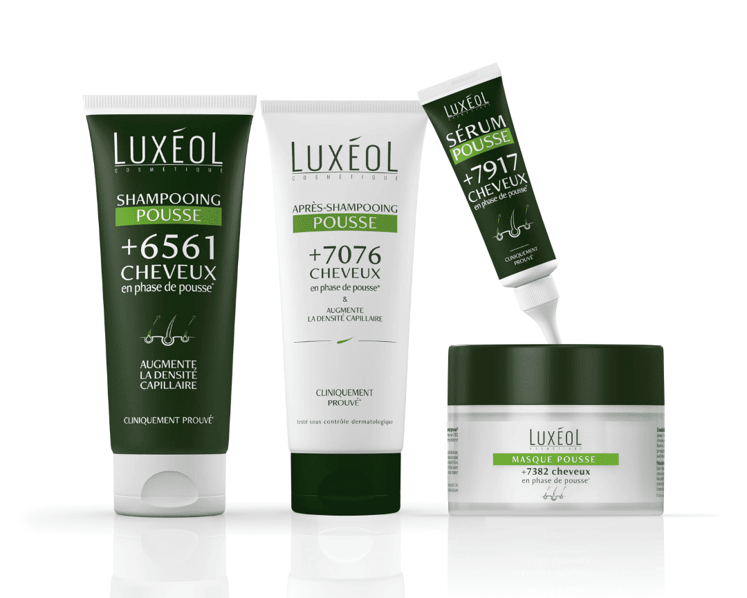Routine Pousse & Densité Luxéol – soin capillaire naturel pour cheveux bouclés, frisés et crépus | L’Art des Boucles