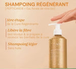 Application Shampoing Régénérant LAO Care – répare et apaise les cheveux secs, abîmés et bouclés