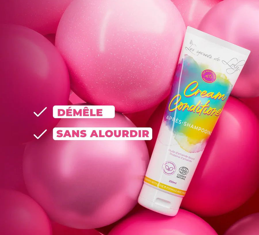 Après-Shampoing Cream Conditioner – Les Secrets de Loly – soin capillaire naturel pour cheveux ondulés, bouclés, frisés et crépus | L’Art des Boucles Suisse