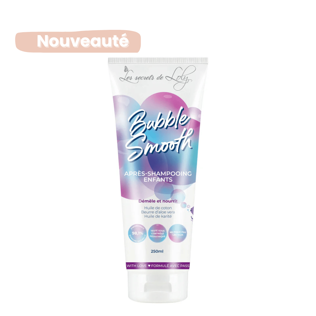 Après - Shampoing Enfants – Bubble Smooth | Les Secrets de Loly – soin cheveux bouclés | L’Art des Boucles Suisse