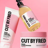 Après - Shampoing Hydratant Vegan Hydration Cut By Fred | L’Art des Boucles – soin capillaire naturel pour cheveux ondulés, bouclés, frisés et crépus | L’Art des Boucles Suisse
