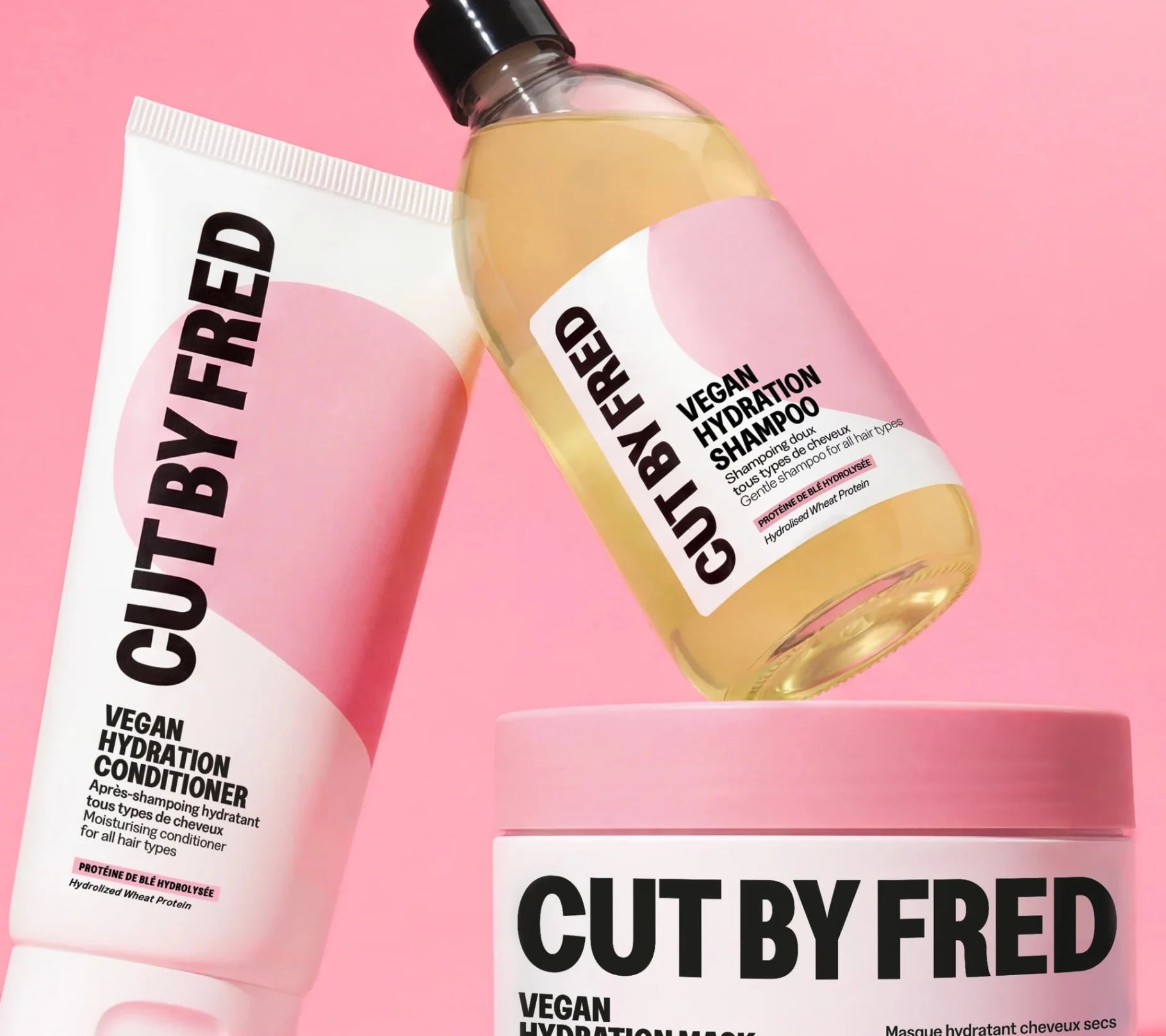 Après - Shampoing Hydratant Vegan Hydration Cut By Fred | L’Art des Boucles – soin capillaire naturel pour cheveux ondulés, bouclés, frisés et crépus | L’Art des Boucles Suisse