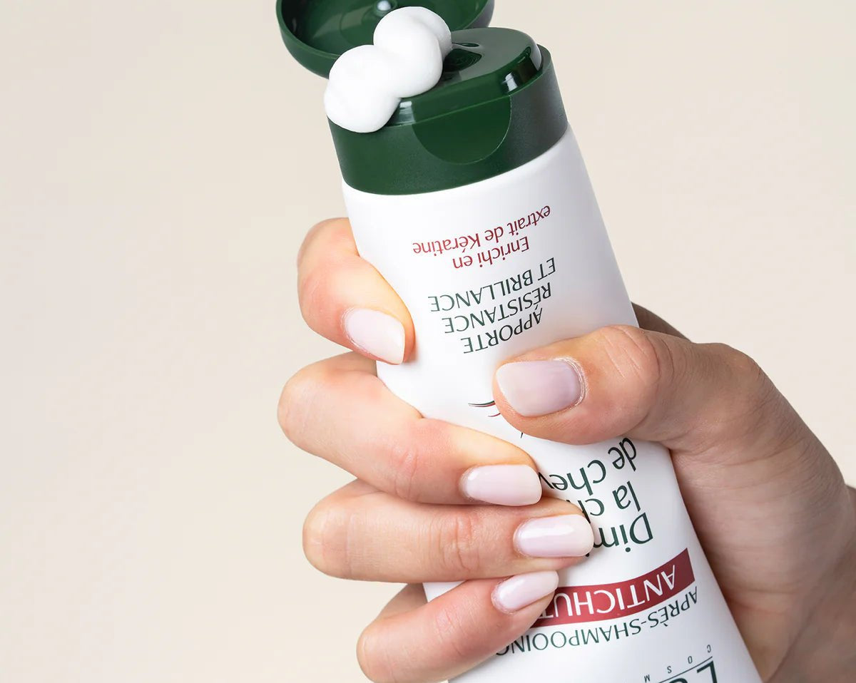 Application Après-Shampoing Antichute Luxéol – soin naturel cheveux bouclés, frisés et crépus Suisse