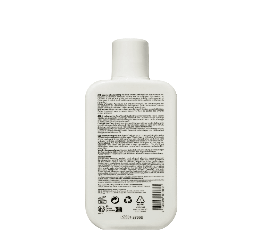 Après - Shampooing Démêlant Cheveux Bouclés – Trend Curls – soin capillaire naturel pour cheveux ondulés, bouclés, frisés et crépus | L’Art des Boucles Suisse