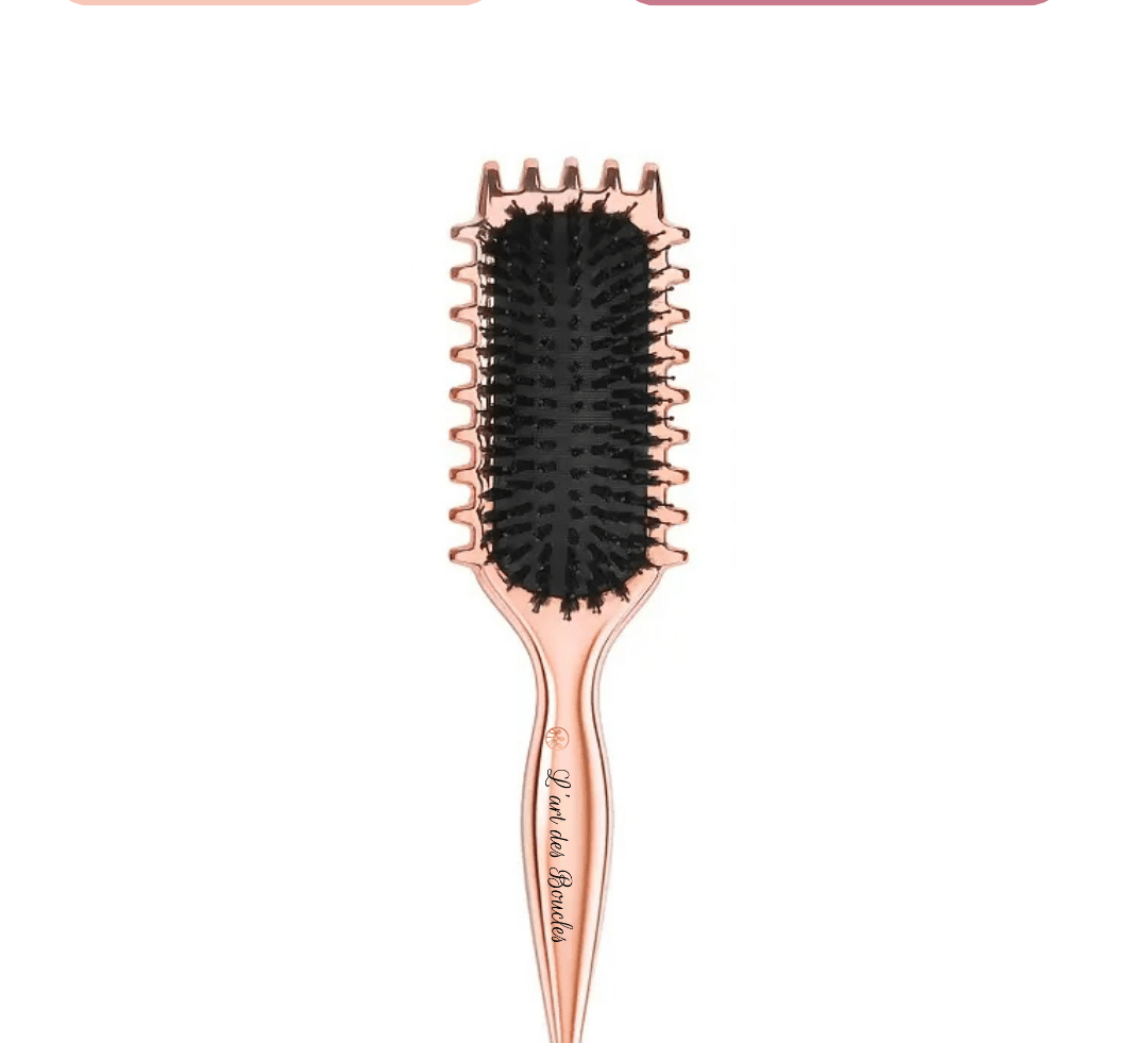 Brosse de définition des boucles – soin capillaire naturel pour cheveux ondulés, bouclés, frisés et crépus L’Art des Boucles