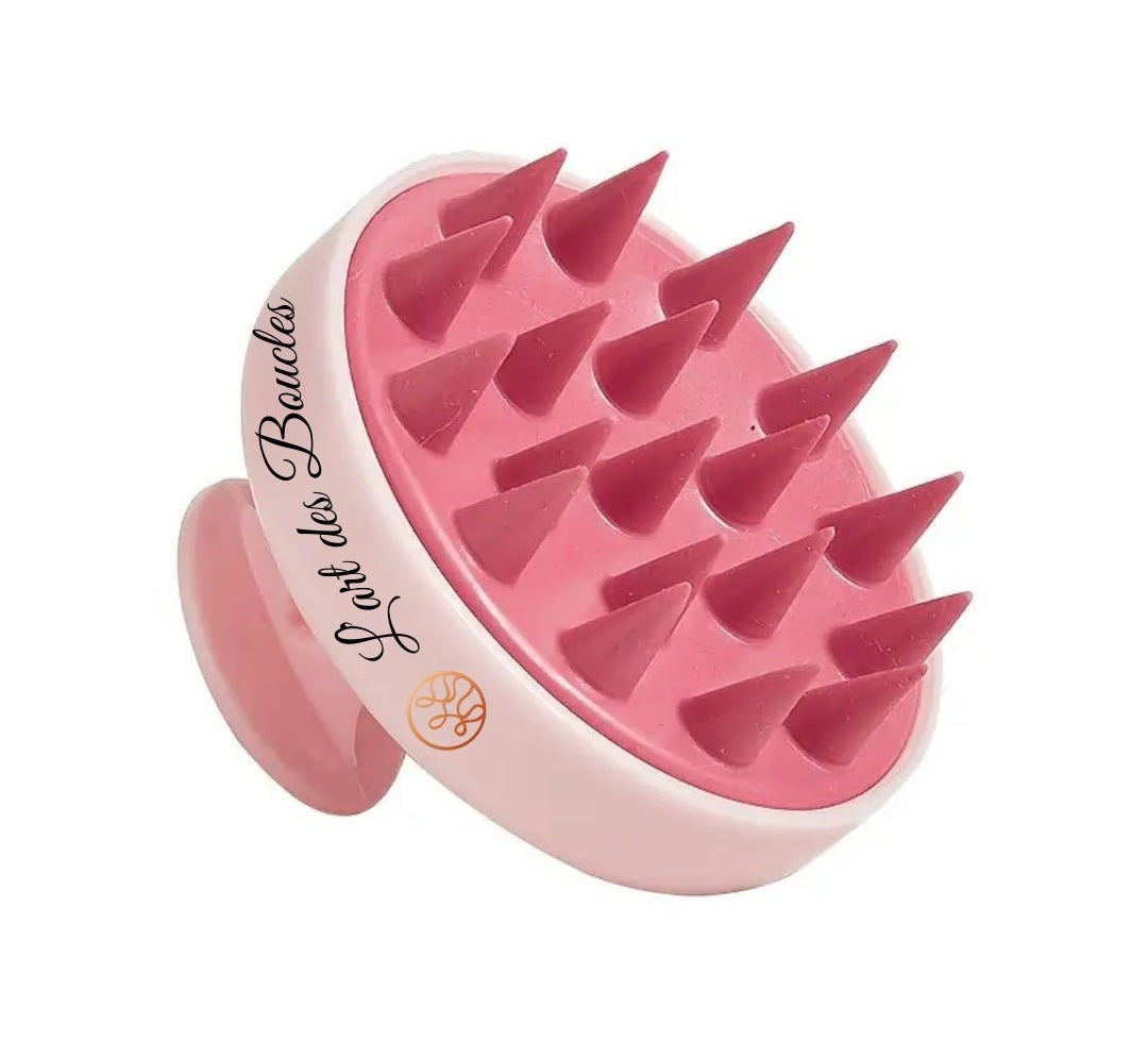 Brosse stimulante cuir chevelu – massage et soin pour stimuler la pousse et entretenir les boucles