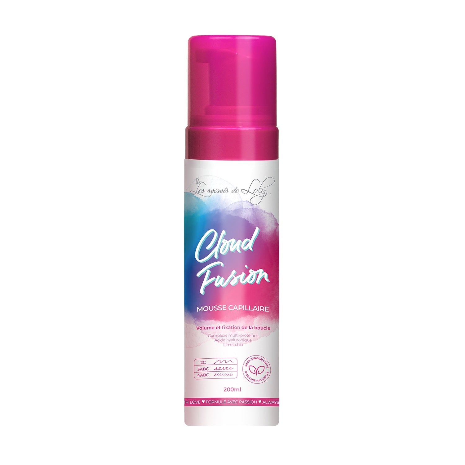 Cloud Fusion Mousse Capillaire – soin cheveux bouclés | L’Art des Boucles Suisse