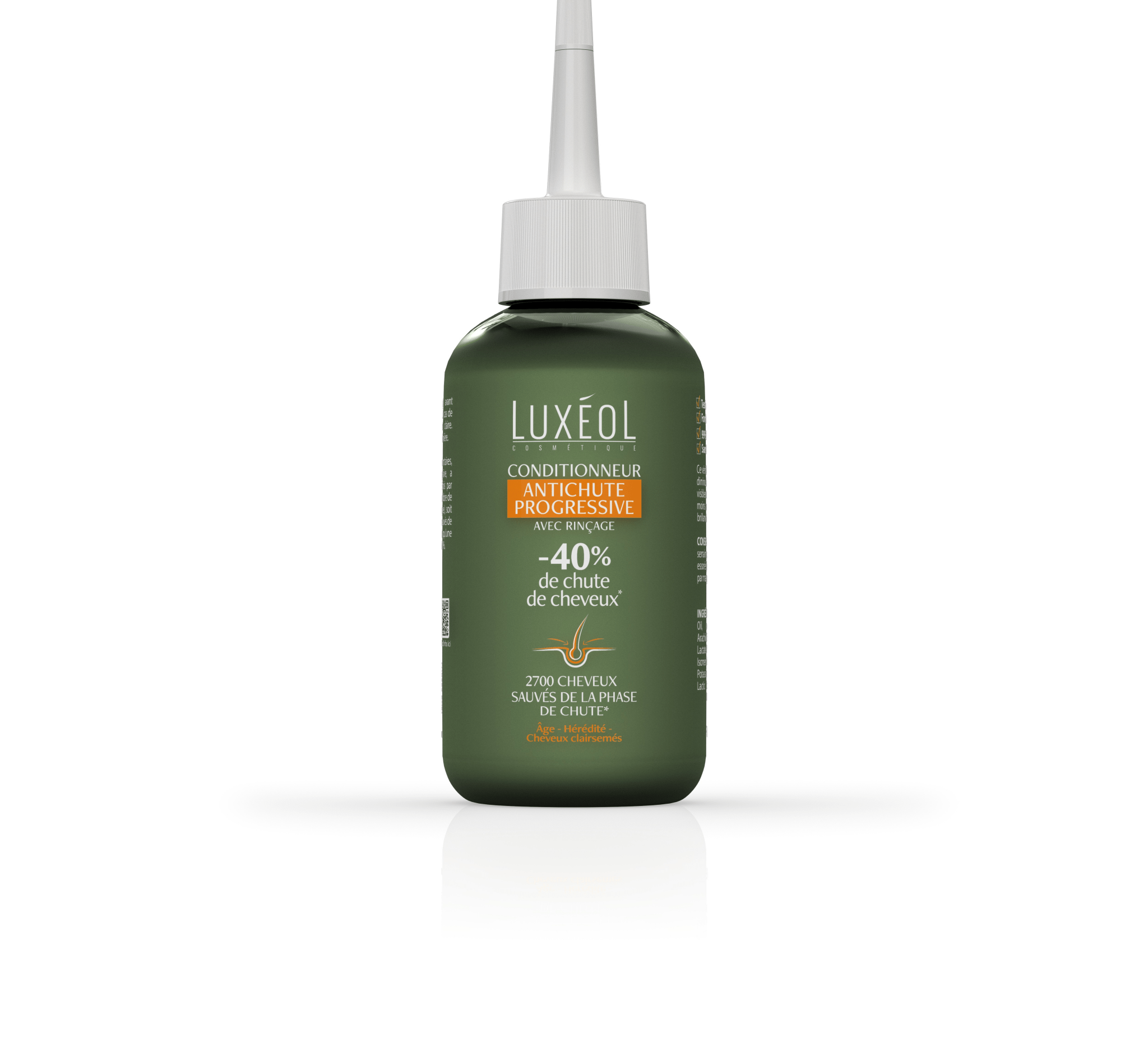 Application Sérum Antichute Réactionnelle Luxéol – soin cheveux bouclés, frisés, crépus contre la chute