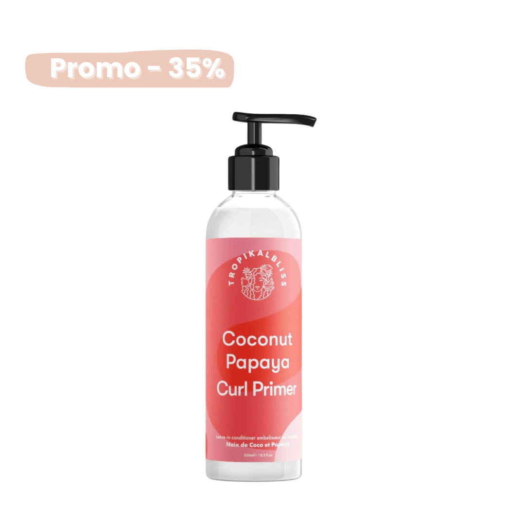 Crème Coiffante Coconut Papaya Curl Primer – soin cheveux bouclés | L’Art des Boucles Suisse