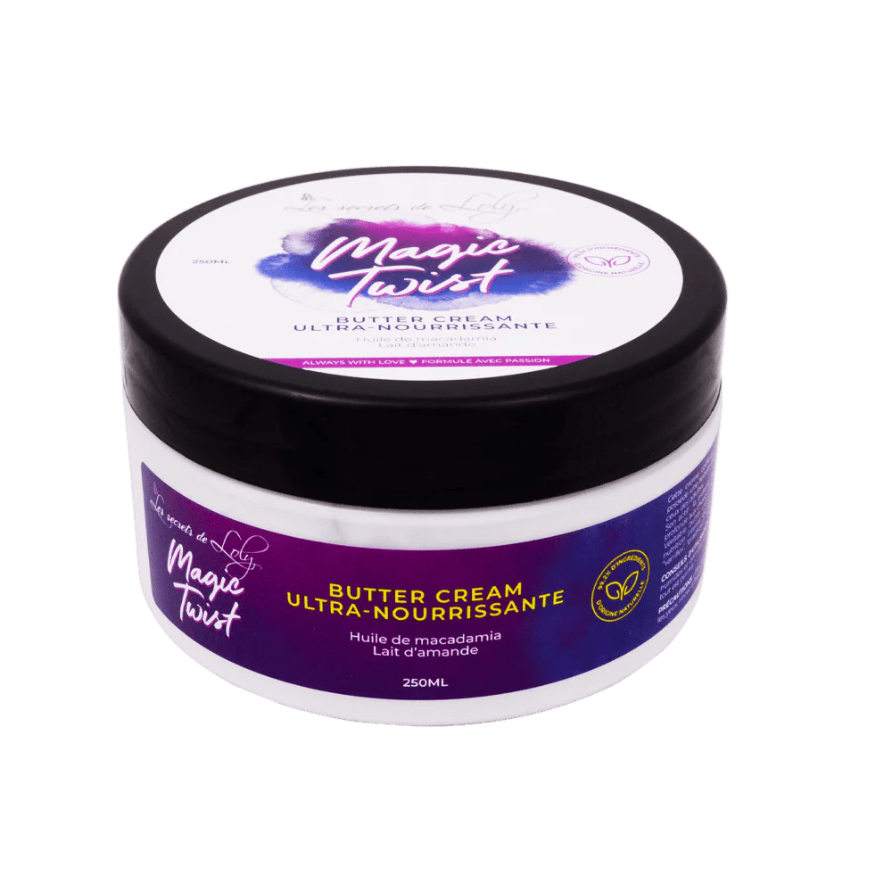 Crème coiffante Magic Twist Les Secrets de Loly pour cheveux frisés et crépus