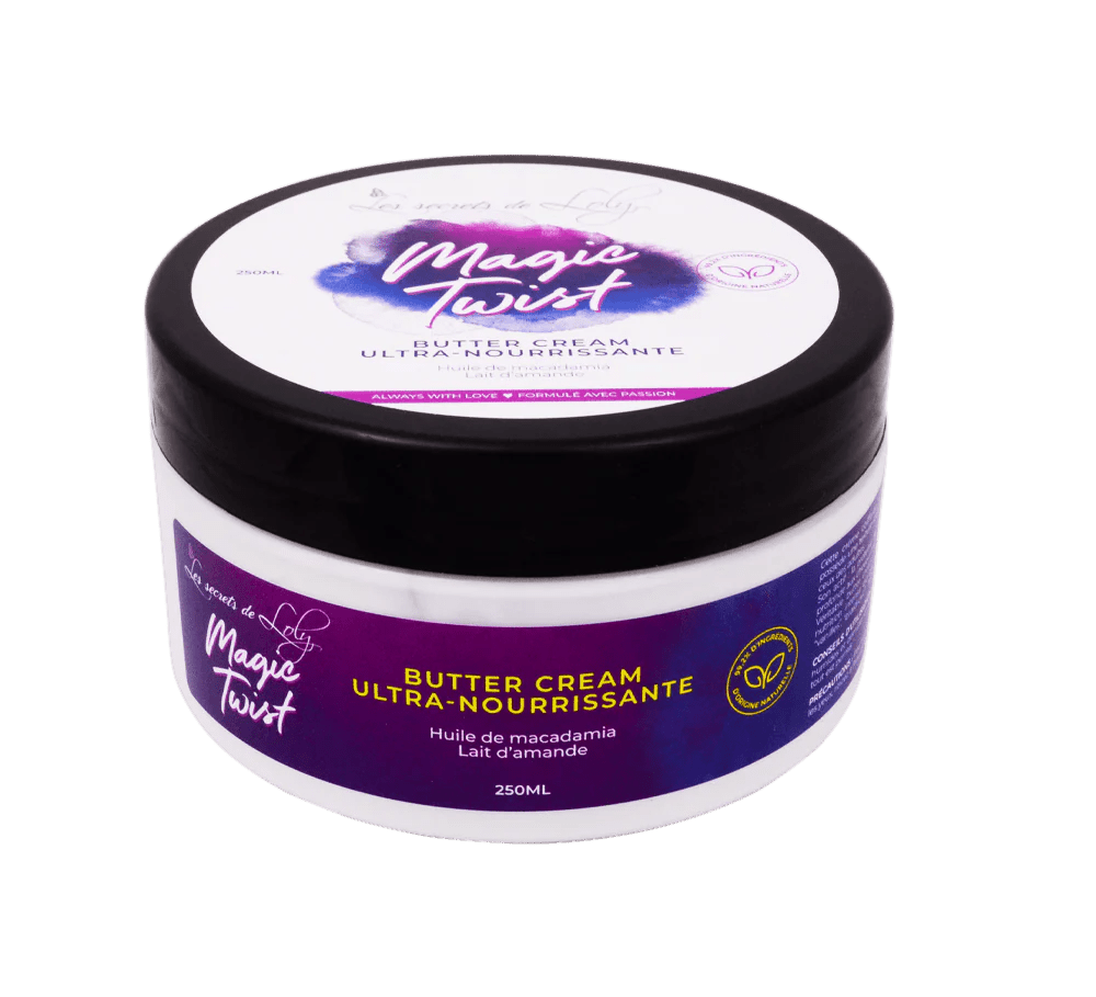 Crème coiffante Magic Twist Les Secrets de Loly pour cheveux frisés et crépus