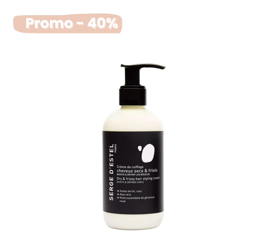 Crème de coiffage cheveux secs – soin hydratant boucles