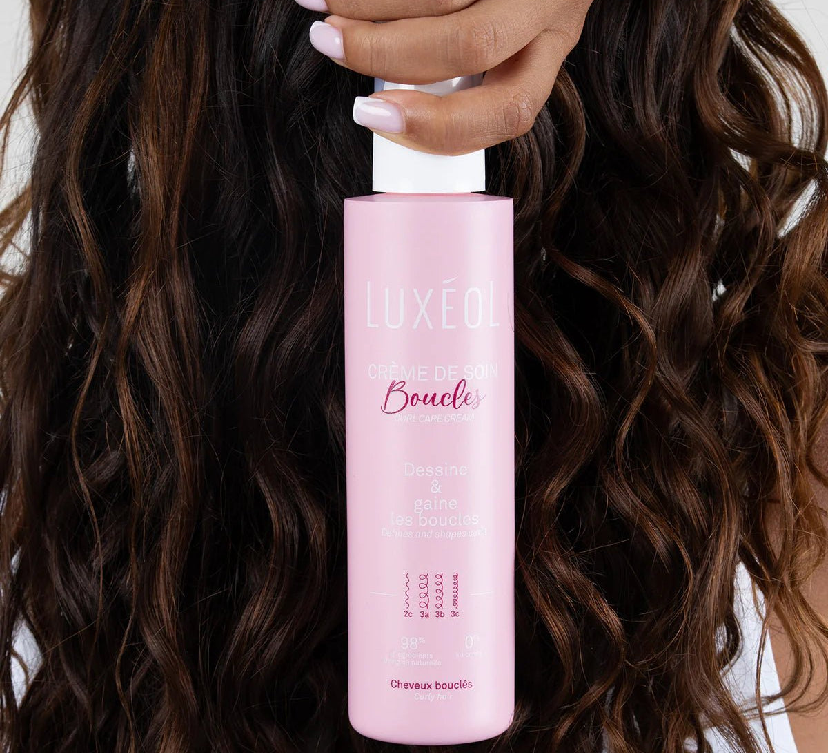 Crème Boucles Luxéol – soin hydratant et définition cheveux bouclés, frisés, crépus | L’Art des Boucles Suisse