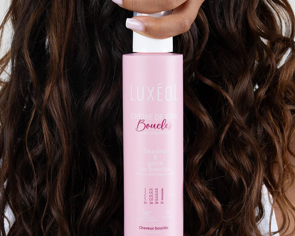 Crème Boucles Luxéol – soin hydratant et définition cheveux bouclés, frisés, crépus | L’Art des Boucles Suisse