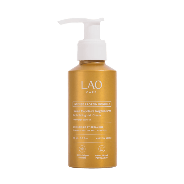 Crème Régénérante Sans Rinçage LAO Care – soin capillaire naturel pour cheveux bouclés, frisés et secs