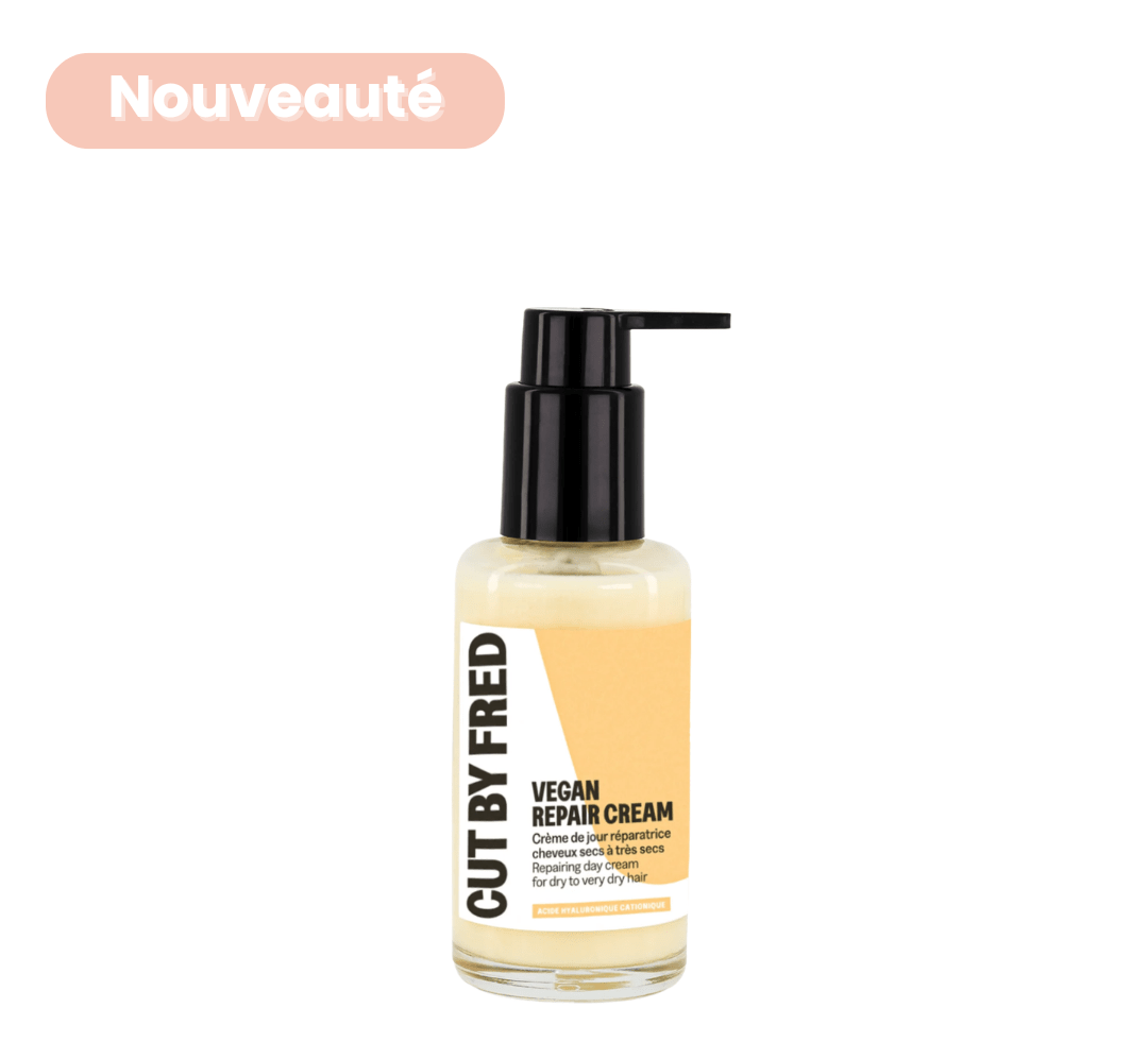Crème Sans Rinçage Réparatrice Vegan Repair – Cut By Fred – soin capillaire naturel pour cheveux ondulés, bouclés, frisés et crépus | L’Art des Boucles Suisse