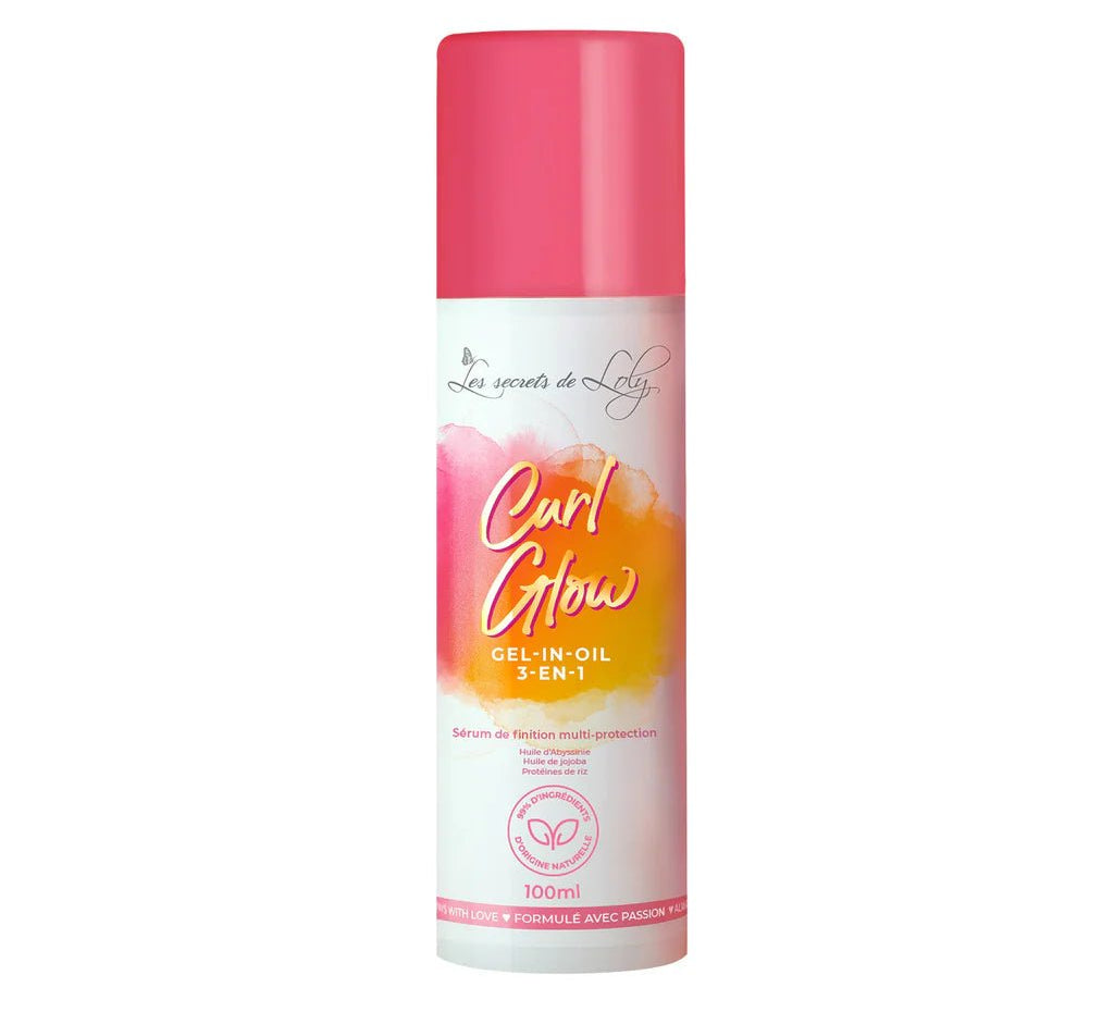 Curl Glow – sérum multi-protection boucles, soin capillaire naturel cheveux bouclés, frisés et ondulés Suisse