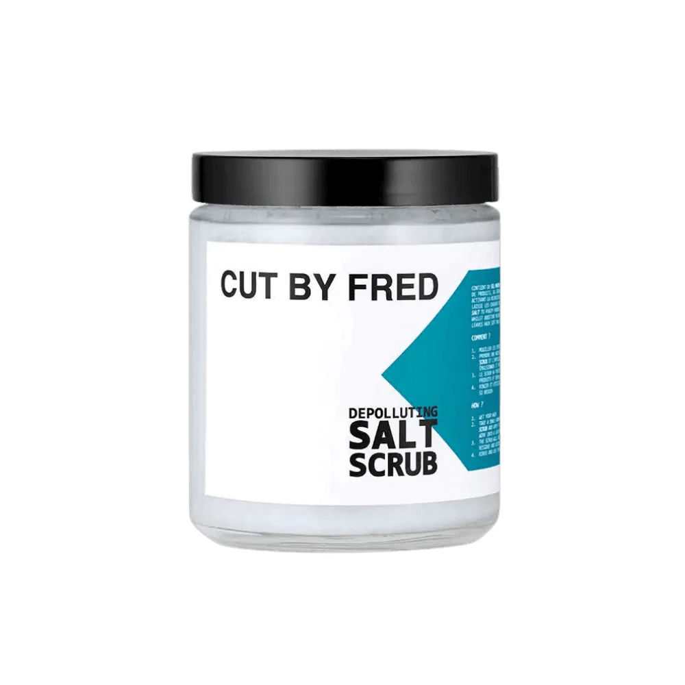 Depolluting Salt Scrub Cut By Fred – Gommage Cuir Chevelu – soin capillaire naturel pour cheveux ondulés, bouclés, frisés et crépus | L’Art des Boucles Suisse