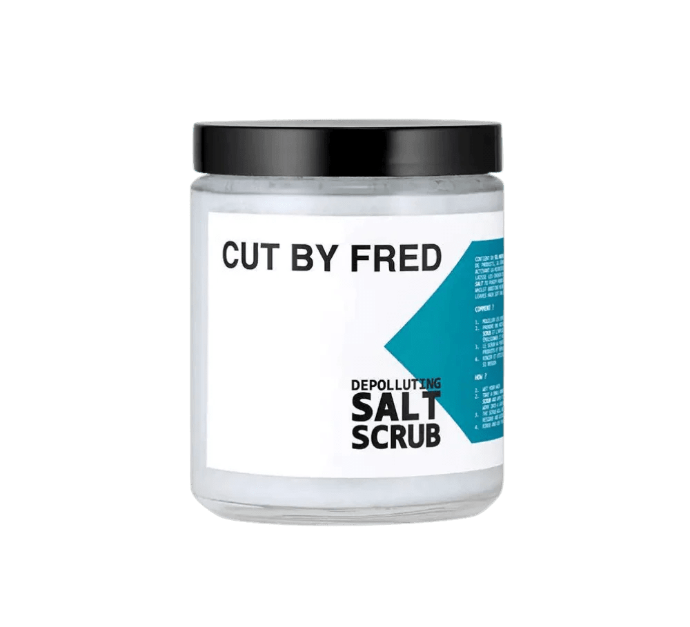 Depolluting Salt Scrub Cut By Fred – Gommage Cuir Chevelu – soin capillaire naturel pour cheveux ondulés, bouclés, frisés et crépus | L’Art des Boucles Suisse