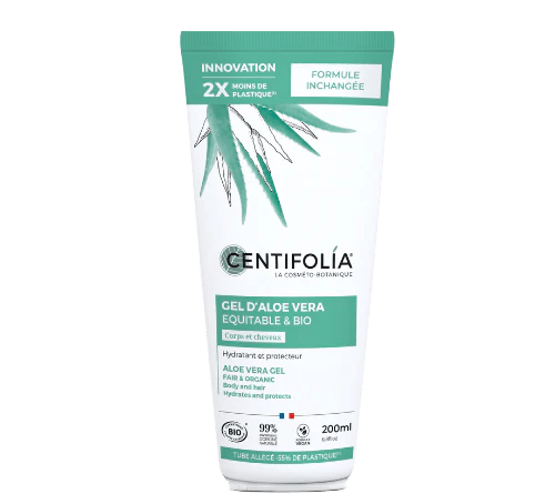 Gel Aloe Vera bio Centifolia – hydratation cheveux bouclés