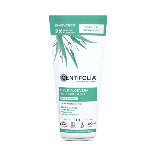 Gel Aloe Vera bio Centifolia – hydratation cheveux bouclés