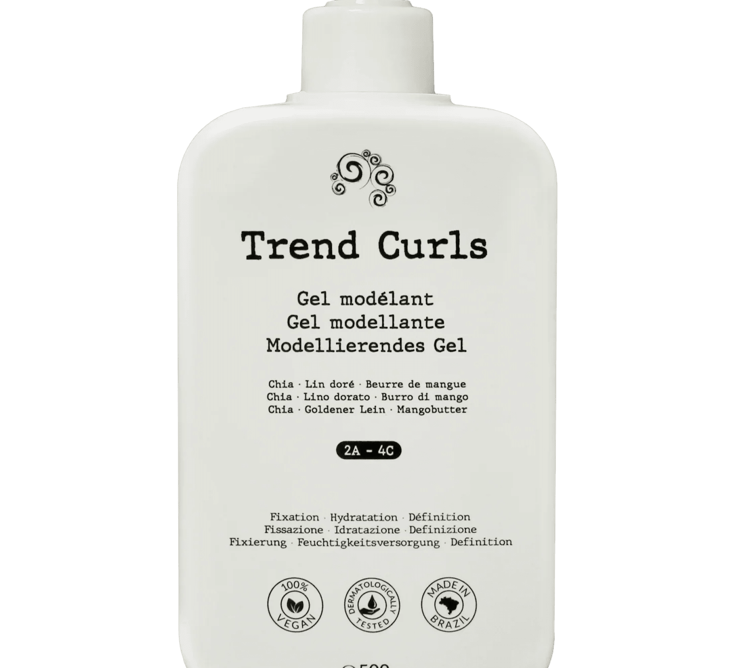 Gel Définissant Boucles – Tenue naturelle | Trend Curls – soin capillaire naturel pour cheveux ondulés, bouclés, frisés et crépus | L’Art des Boucles Suisse