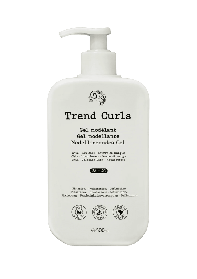 Gel Définissant Boucles – Tenue naturelle | Trend Curls – soin capillaire naturel pour cheveux ondulés, bouclés, frisés et crépus | L’Art des Boucles Suisse
