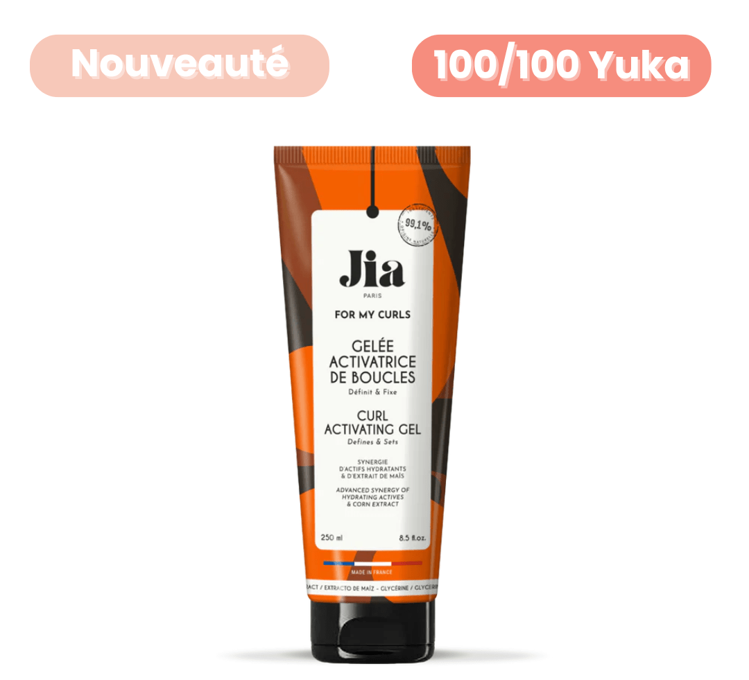 Gelée Activatrice de Boucles For My Curls – Jia Paris – soin capillaire naturel pour cheveux ondulés, bouclés, frisés et crépus | L’Art des Boucles Suisse