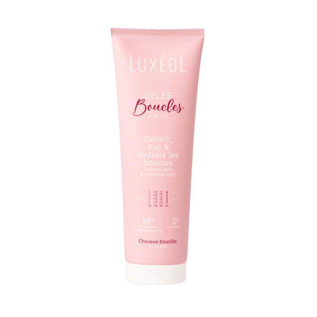 Gelée Boucles Luxéol – définition et fixation longue durée cheveux bouclés, frisés, crépus | L’Art des Boucles Suisse