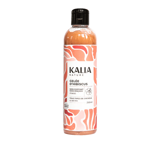 Gelée Coiffante Hibiscus Kalia Nature – soin sans rinçage pour des boucles souples, hydratées et brillantes.