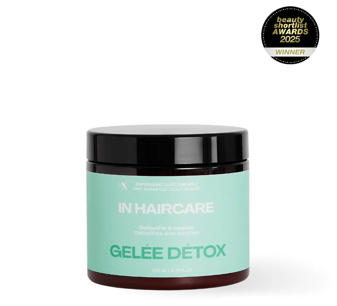 Gelée Detox Exfoliante In HairCare – Cuir Chevelu Purifié – soin capillaire naturel pour cheveux ondulés, bouclés, frisés et crépus | L’Art des Boucles Suisse