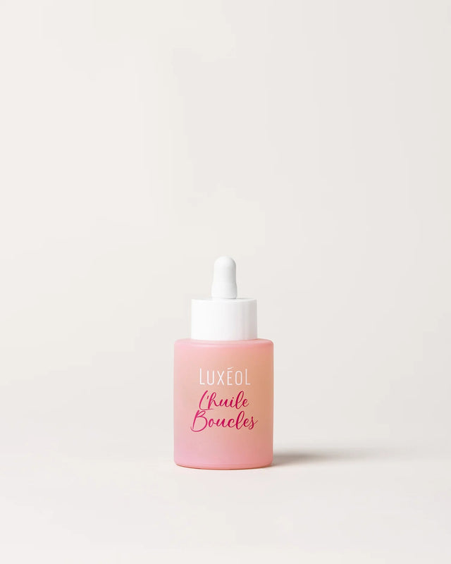 Huile Boucles Luxéol – soin capillaire naturel pour cheveux ondulés, bouclés, frisés et crépus | L’Art des Boucles Suisse