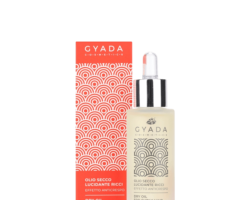 Huile capillaire légère Gyada – soin anti-frisottis pour cheveux bouclés