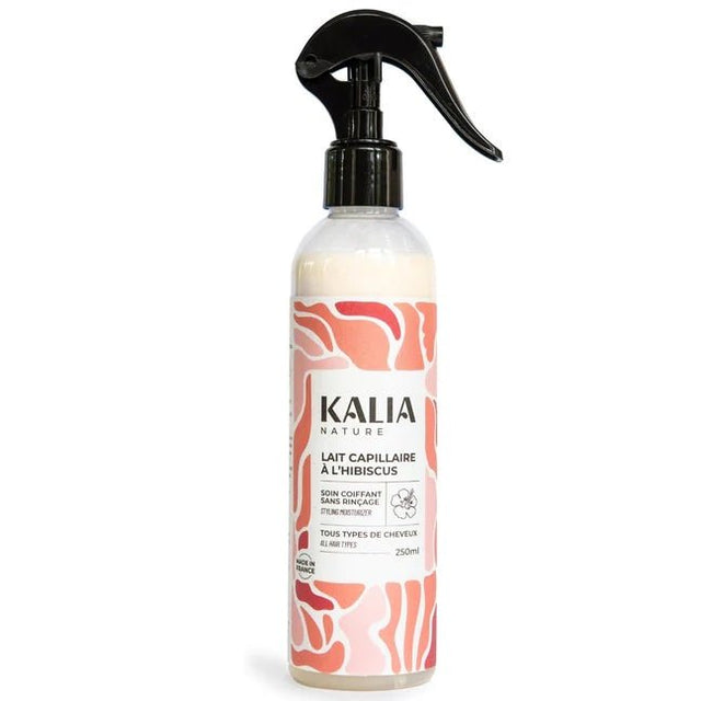 Lait Capillaire à l’Hibiscus – Kalia Nature Hydratation & Définition