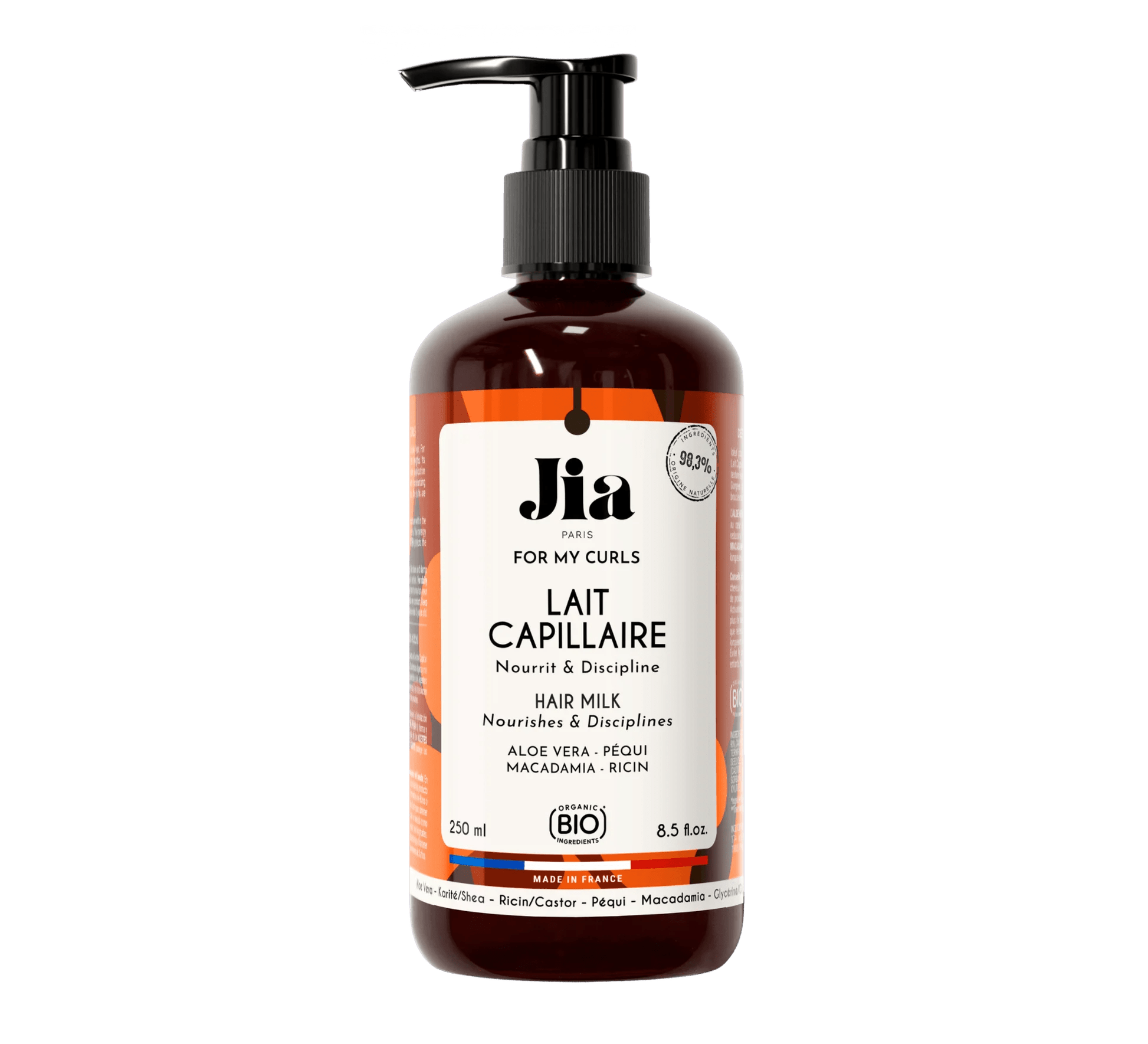 Lait Capillaire For My Curls – Jia Paris – soin capillaire naturel pour cheveux ondulés, bouclés, frisés et crépus | L’Art des Boucles Suisse