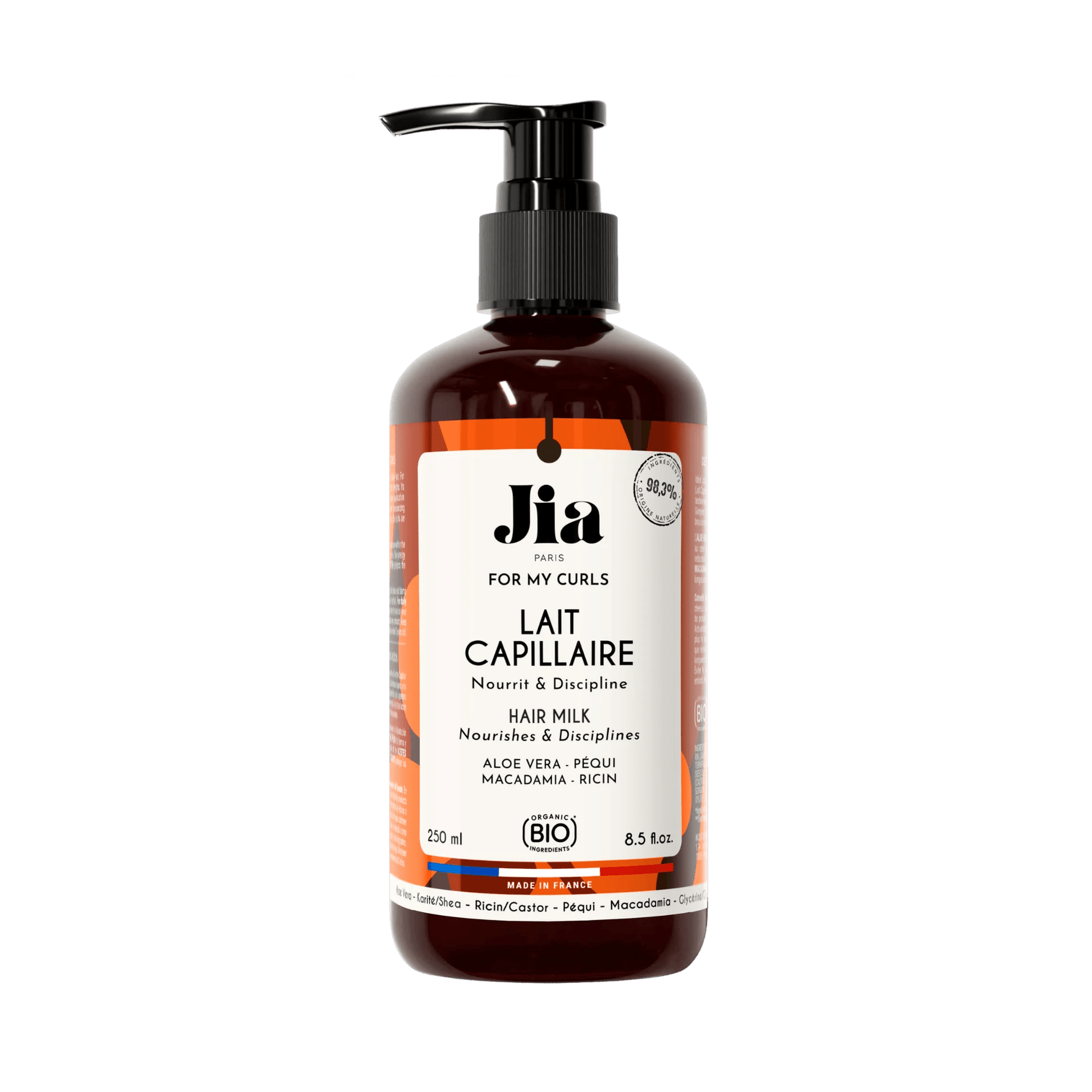 Lait Capillaire For My Curls – Jia Paris – soin capillaire naturel pour cheveux ondulés, bouclés, frisés et crépus | L’Art des Boucles Suisse