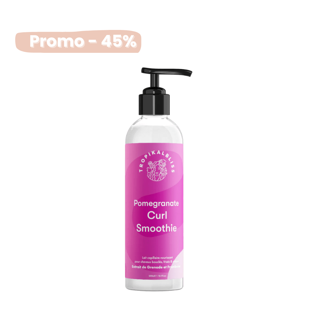 Lait Capillaire Pomegranate Curl Smoothie – soin cheveux bouclés | L’Art des Boucles Suisse