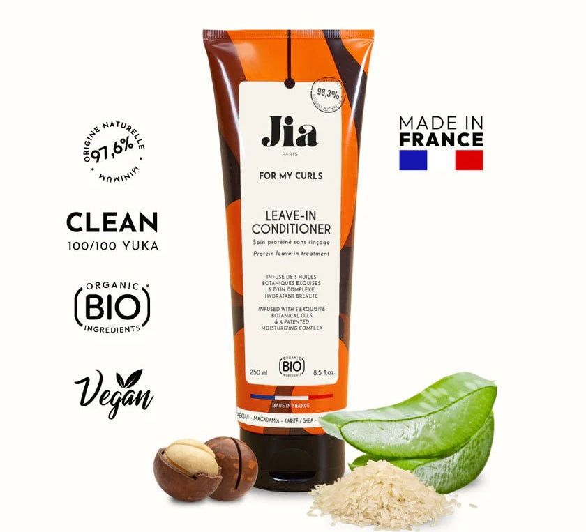 Leave-In Conditioner For My Curls – Jia Paris – soin capillaire naturel pour cheveux ondulés, bouclés, frisés et crépus | L’Art des Boucles Suisse