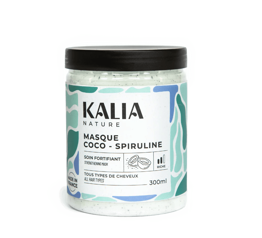 Masque Capillaire Coco-Spiruline – Kalia Nature Soin Fortifiant