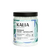 Masque Fortifiant Cheveux Bouclés – Kalia Nature (Coco-Spiruline)
