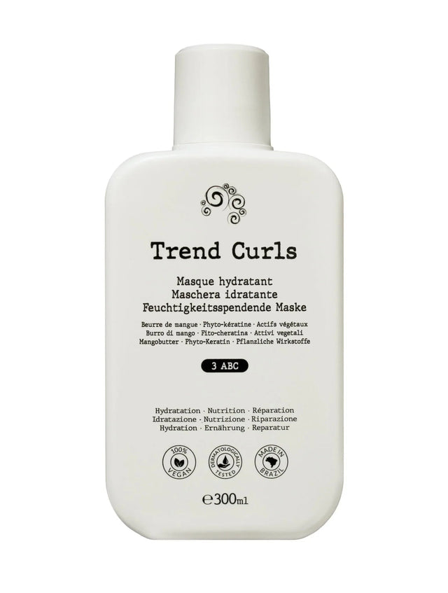 Masque Hydratant Cheveux Bouclés 3ABC – Trend Curls – soin capillaire naturel pour cheveux ondulés, bouclés, frisés et crépus | L’Art des Boucles Suisse