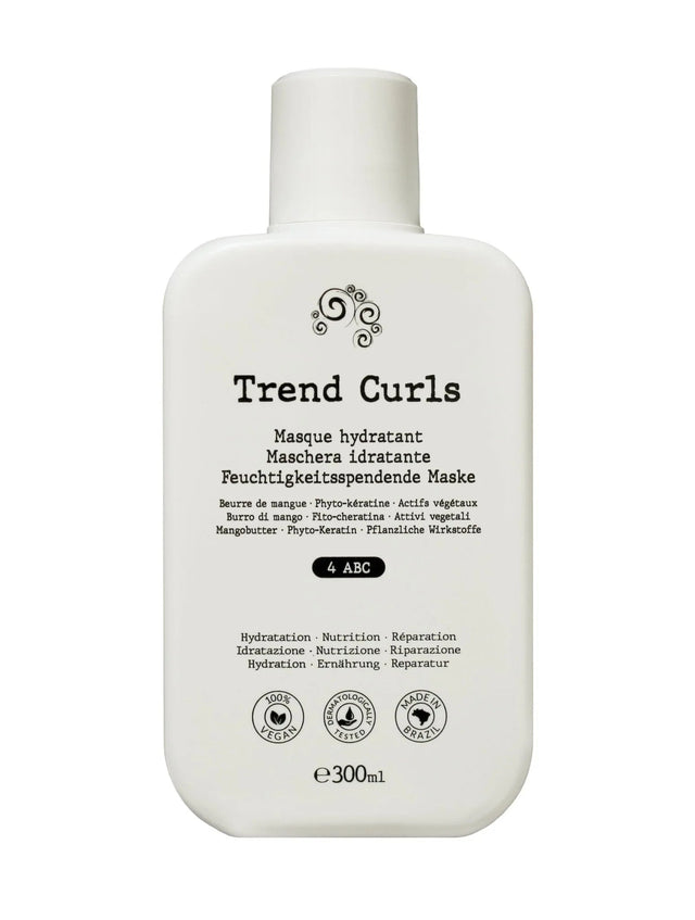 Masque Hydratant Cheveux Crépus 4ABC – Trend Curls – soin capillaire naturel pour cheveux ondulés, bouclés, frisés et crépus | L’Art des Boucles Suisse