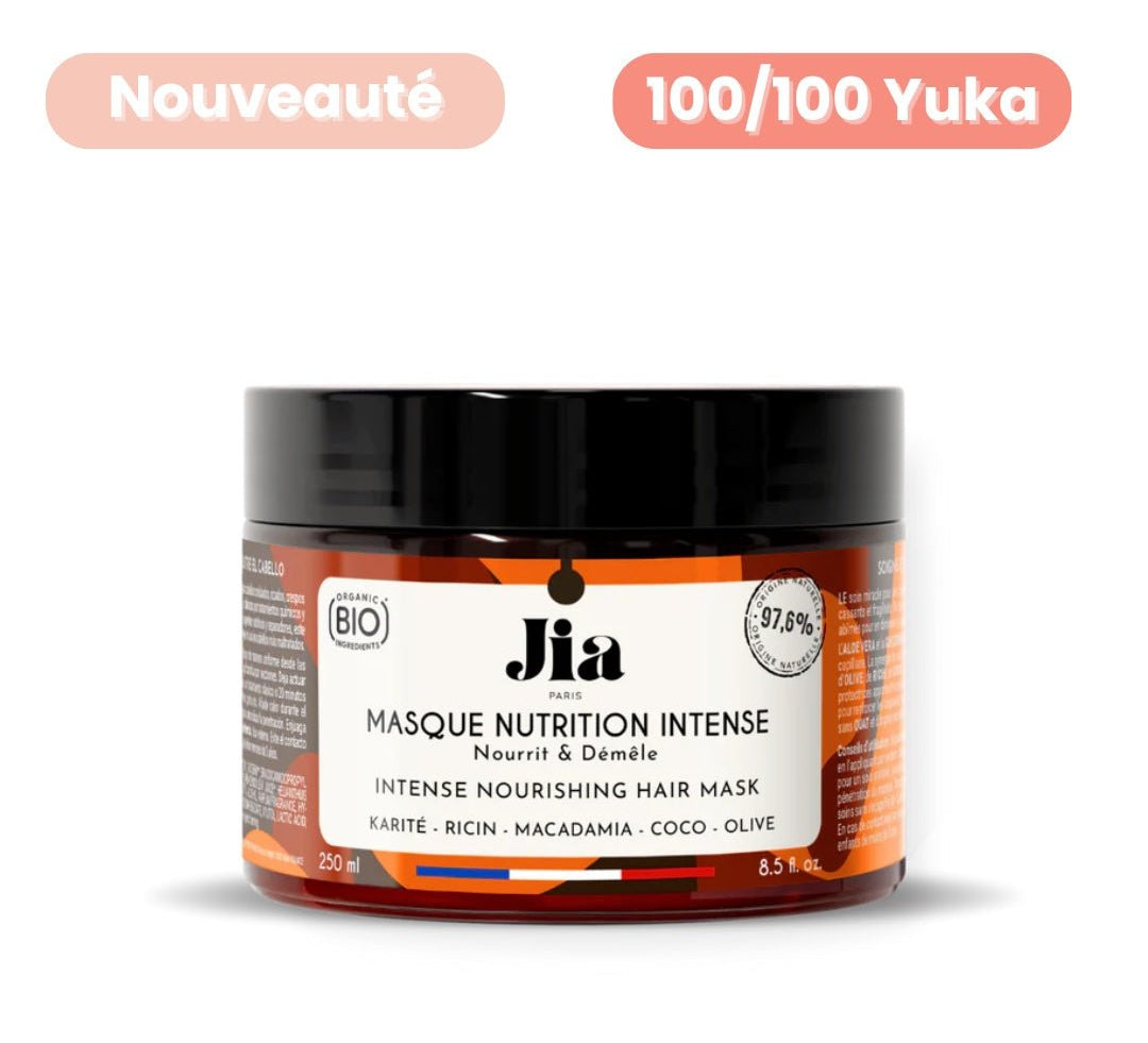 Masque Nutrition Intense For My Curls Jia Paris – soin nourrissant naturel cheveux bouclés, ondulés, frisés, crépus Suisse
