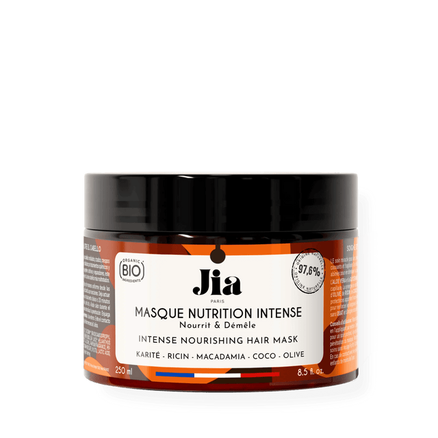 Masque Nutrition Intense For My Curls – Jia Paris – soin capillaire naturel pour cheveux ondulés, bouclés, frisés et crépus | L’Art des Boucles Suisse