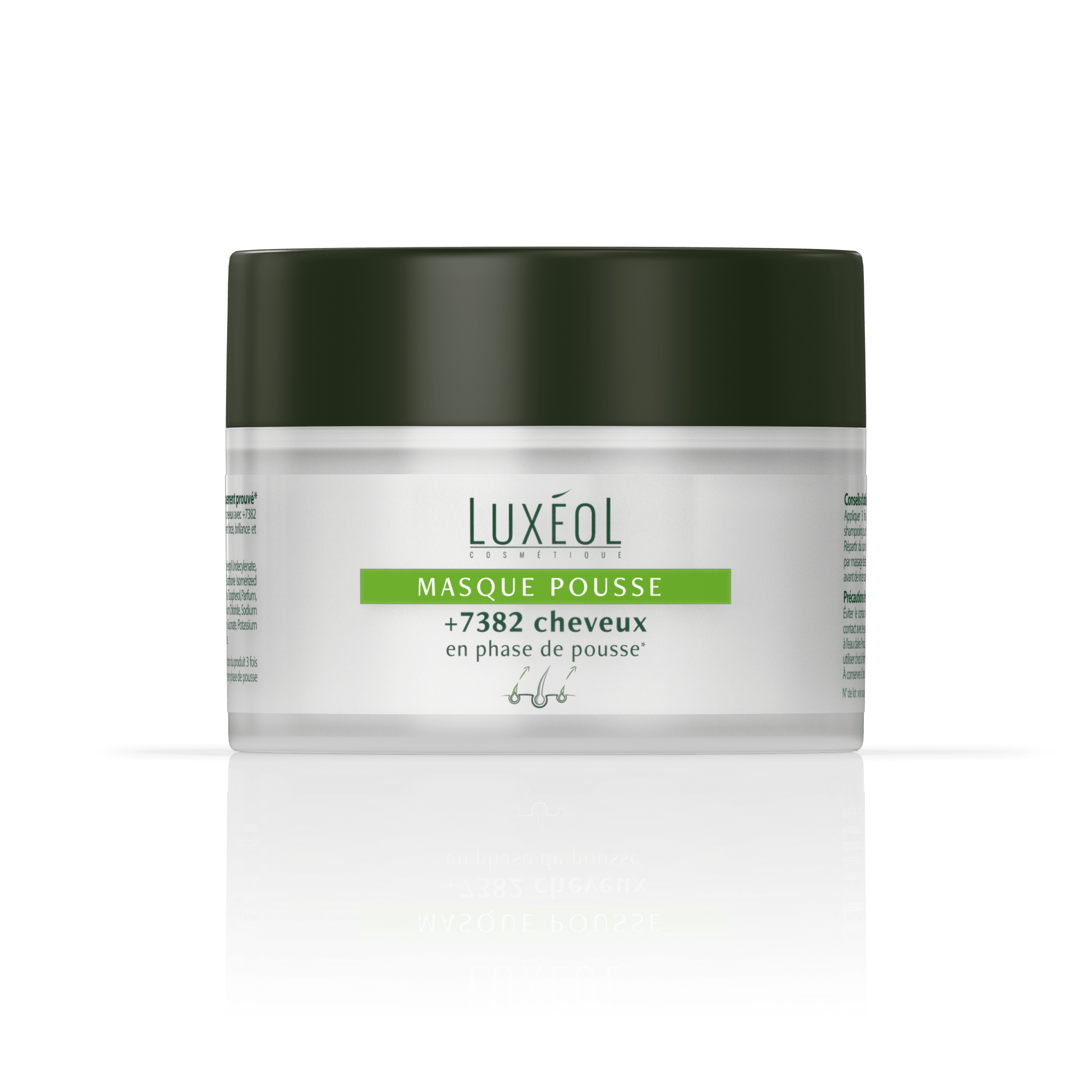 Masque Pousse Cheveux — Densité, Force & Brillance | Luxéol – soin cheveux bouclés | L’Art des Boucles Suisse
