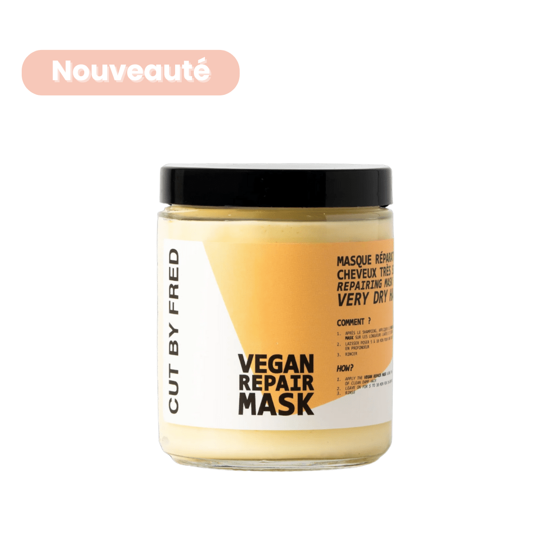 Masque Réparateur Vegan – Cut By Fred - L'art des Boucles - Suisse – soin capillaire naturel pour cheveux ondulés, bouclés, frisés et crépus | L’Art des Boucles Suisse