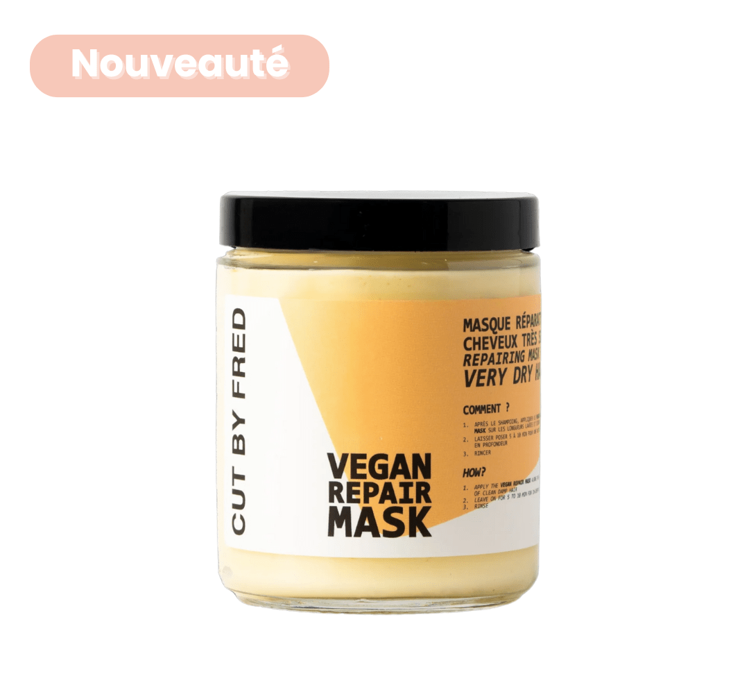 Masque Réparateur Vegan – Cut By Fred - L'art des Boucles - Suisse – soin capillaire naturel pour cheveux ondulés, bouclés, frisés et crépus | L’Art des Boucles Suisse