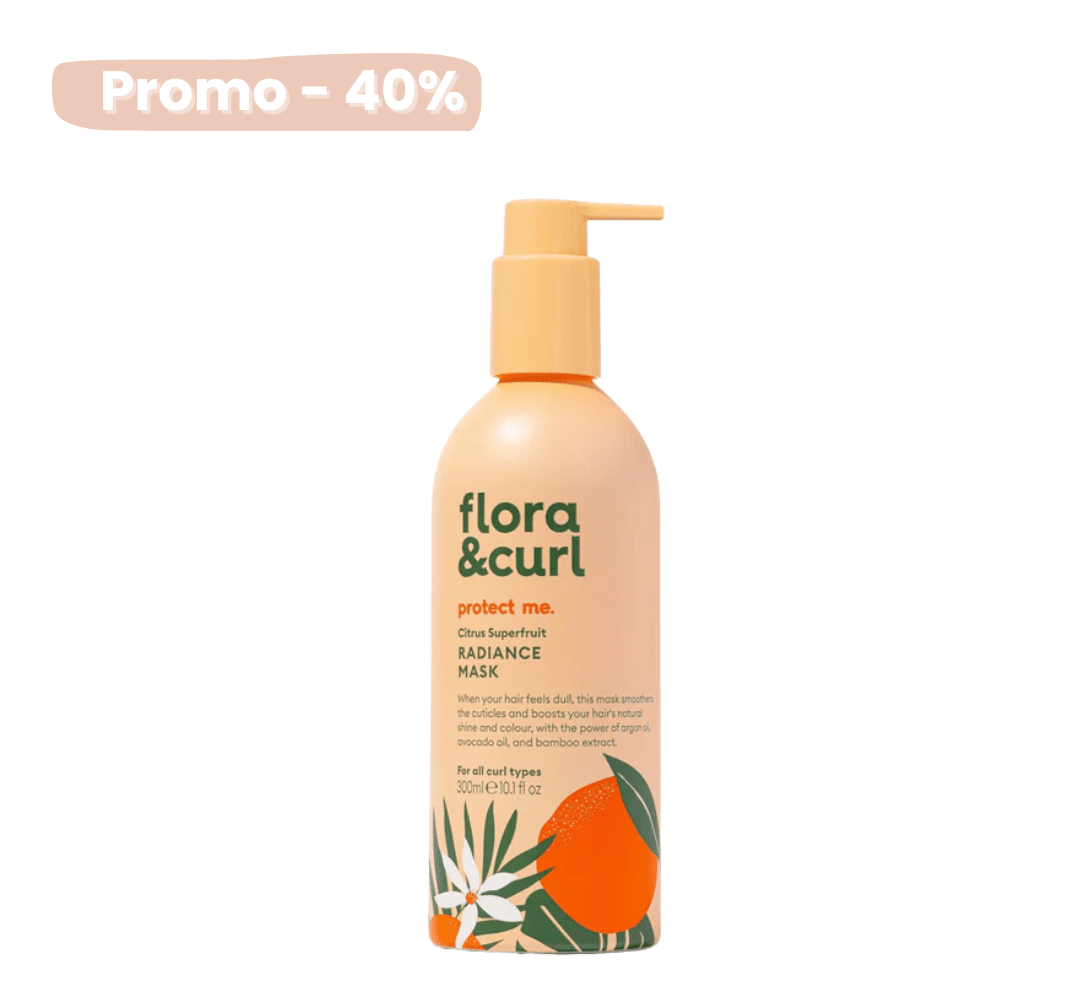 Masque Superfruit Radiance Flora & Curl – éclat et vitalité cheveux bouclés